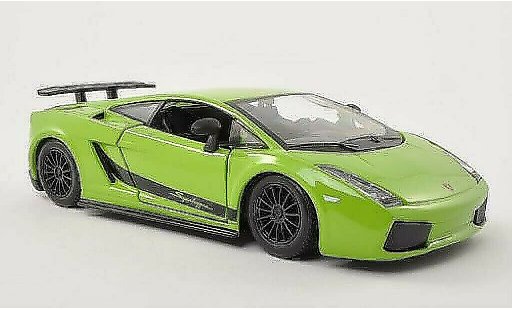 Lamborghini Gallardo Superleggera 1/24 Burago gr&Atilde;&frac14;n 2003 modellautos