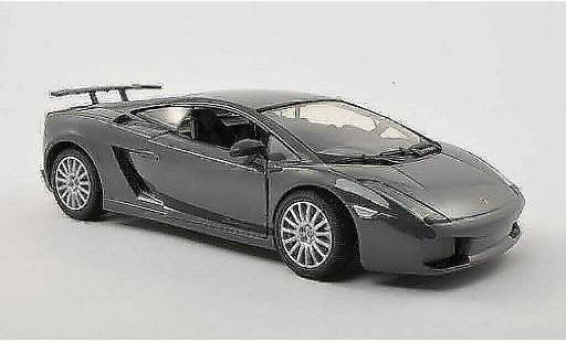 Lamborghini Gallardo Superleggera 1/24 Motormax grau/schwarz modellautos
