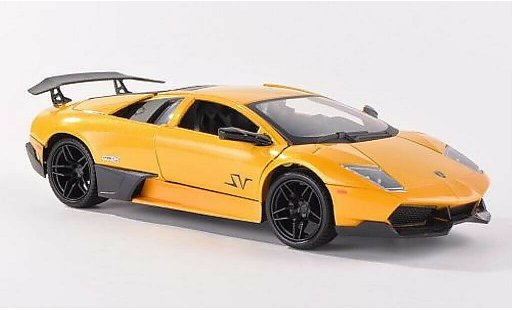 Lamborghini Murcielago LP670-4 1/24 Motormax SV gelb/matt-schwarz modellautos