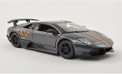 Lamborghini Murcielago LP670-4 1/24 Burago SV grau/orange/schwarz modellautos