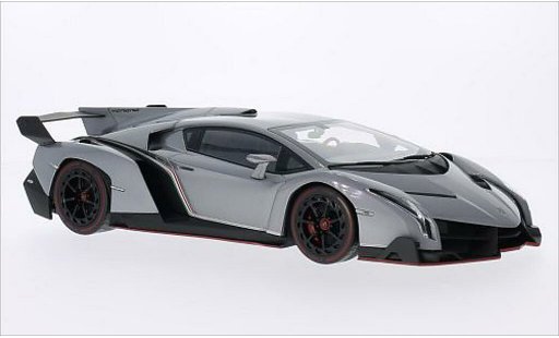 Lamborghini Veneno Coupe 1/18 Kyosho mettalic grau/rot modellautos