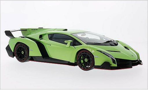 Lamborghini Veneno Coupe 1/18 Autoart mettalic gr&Atilde;&frac14;n 2013 modellautos