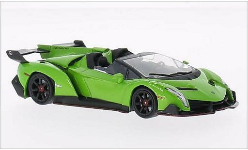 Lamborghini Veneno Roadster 1/43 WhiteBox gr&Atilde;&frac14;n 2013 modellautos