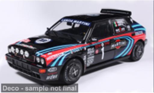 Lancia Delta 1/18 Solido HF Integrale schwarz/Dekor 1:18 modellautos