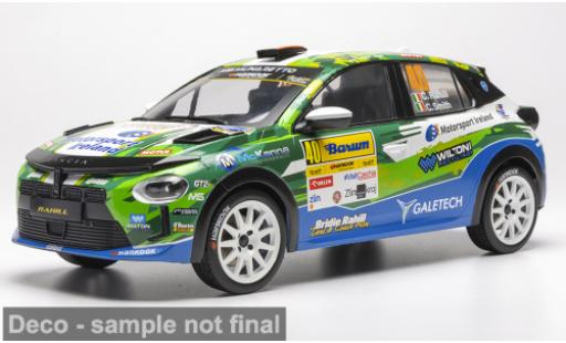 Modellautos Lancia Ypsilon HF Rally Rally4 Barum 2025 #40 C.Rahill/C.Smith 1/18 IXO