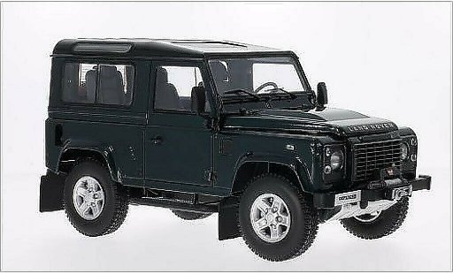 Land Rover Defender 90 1/18 Kyosho mettalic gr&Atilde;&frac14;n/schwarz modellautos