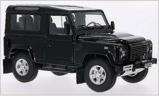 Land Rover Defender 90 1/18 Kyosho mettalic schwarz modellautos
