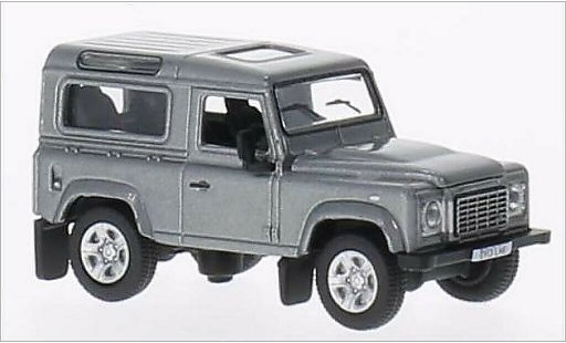 Land Rover Defender 90 1/76 Oxford Station Wagon mettalic grau RHD 2013 modellautos