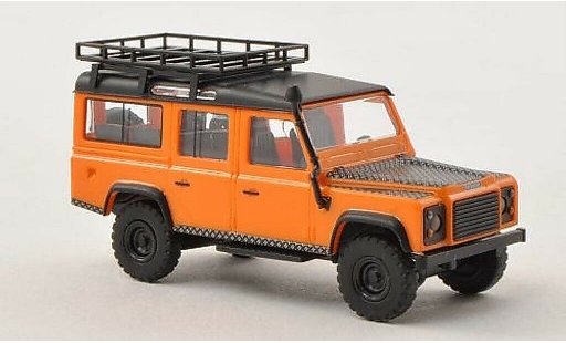 Land Rover Defender Base 1/87 Busch orange/matt-schwarz 1983 modellautos