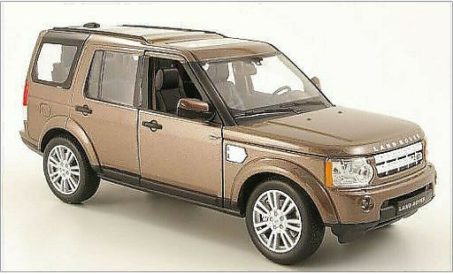 Land Rover Discovery Base 1/24 Welly 4 mettalic braun modellautos