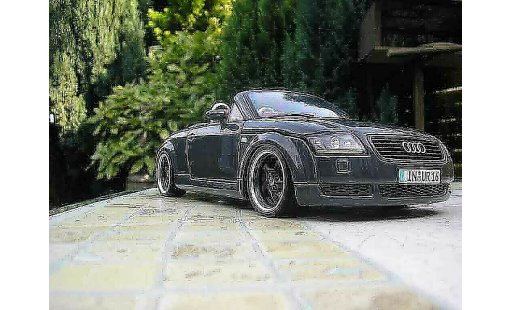 Audi TT rs roadster 1/18 Maisto grau jantes porsche modellautos