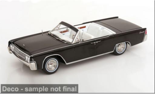 Modellautos Lincoln Continental Cabrio schwarz/weiss 1963 Bad Boys 1/18 KK Scale