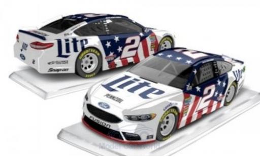 Modellautos Ford Fusion 1/64 Lionel Racing No.2 Team Penske Miller Lite Nascar 2018 B.Keselowski Ford Fusion 1/64 Lionel Racing No.2 Team Penske Miller Lite Nascar 2018 B.Keselowski modellautos