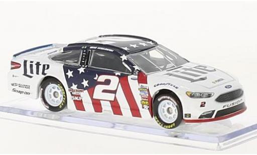Modellautos Ford Fusion 1/64 Lionel Racing No.2 Team Penske Miller Lite Patriotic Nascar 2017 B.Keselowski sans Vitrine Ford Fusion 1/64 Lionel Racing No.2 Team Penske Miller Lite Patriotic Nascar 2017 B.Keselowski sans Vitrine modellautos