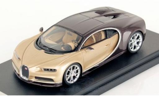 Modellautos Bugatti Chiron 1/43 Look Smart mettalic beige/braun Bugatti Chiron 1/43 Look Smart mettalic beige/braun modellautos