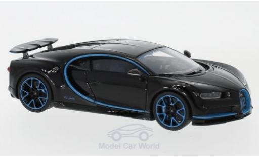 Modellautos Bugatti Chiron 1/43 Look Smart Zero-400-Zero blau/blau mit ausgefahrenem Heckspoiler Bugatti Chiron 1/43 Look Smart Zero-400-Zero blau/blau mit ausgefahrenem Heckspoiler modellautos