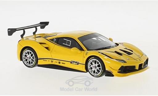 Modellautos Ferrari 488 1/43 Look Smart Challenge gelb/Dekor Ferrari 488 1/43 Look Smart Challenge gelb/Dekor modellautos