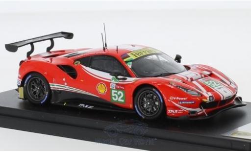 Modellautos Ferrari 488 1/43 Look Smart GTE Evo No.52 AF Corse 24h Le Mans 2018 T.Vilander/A.Giovinazzi/L.F.Derani Ferrari 488 1/43 Look Smart GTE Evo No.52 AF Corse 24h Le Mans 2018 T.Vilander/A.Giovinazzi/L.F.Derani modellautos