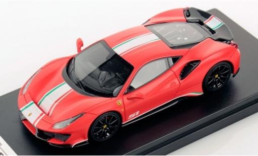 Modellautos Ferrari 488 1/43 Look Smart Pista Piloti matt-rot/Dekor Ferrari 488 1/43 Look Smart Pista Piloti matt-rot/Dekor modellautos