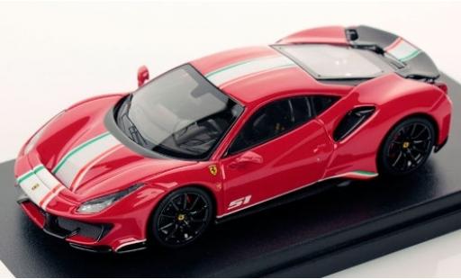 Modellautos Ferrari 488 1/43 Look Smart Pista Piloti rot/Dekor Ferrari 488 1/43 Look Smart Pista Piloti rot/Dekor modellautos