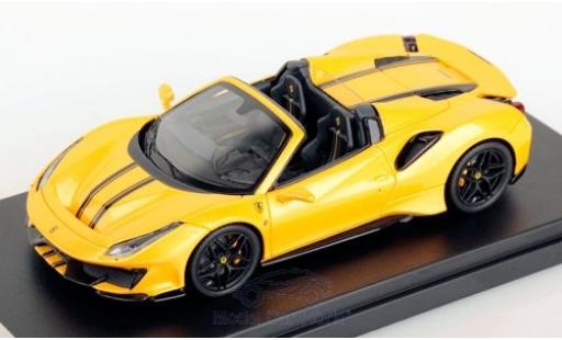 Modellautos Ferrari 488 1/43 Look Smart Pista Spider mettalic gelb/schwarz 2018 Ferrari 488 1/43 Look Smart Pista Spider mettalic gelb/schwarz 2018 modellautos