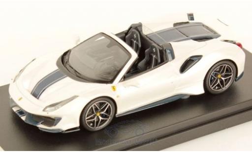 Modellautos Ferrari 488 1/43 Look Smart Pista Spider mettalic weiss/schwarz 2018 Ferrari 488 1/43 Look Smart Pista Spider mettalic weiss/schwarz 2018 modellautos