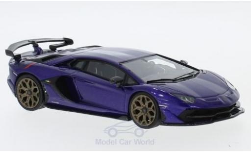 Modellautos Lamborghini Aventador 1/43 Look Smart SVJ mettalic violett Lamborghini Aventador 1/43 Look Smart SVJ mettalic violett modellautos