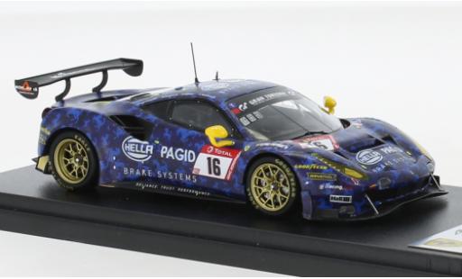 Ferrari 488 1/43 Look Smart GT3 EVO No.16 Hella Pagid - Racing One 24h Nürburgring 2021 modellautos