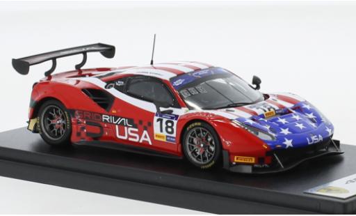 Ferrari 488 1/43 Look Smart GT3 No.18 Team USA FIA Motorsport Games GT Cup Vallelunga 2019 modellautos