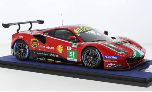 Ferrari 488 1/18 Look Smart GTE EVO No.51 AF Corse 24h Le Mans 2021 modellautos
