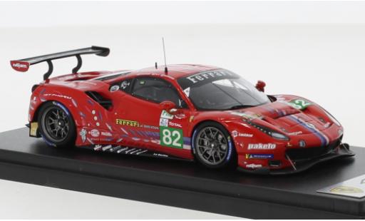Modellautos Ferrari 488 1/43 Look Smart GTE EVO No.82 Risi Competizione 24h Le Mans 2020 Ferrari 488 1/43 Look Smart GTE EVO No.82 Risi Competizione 24h Le Mans 2020 modellautos