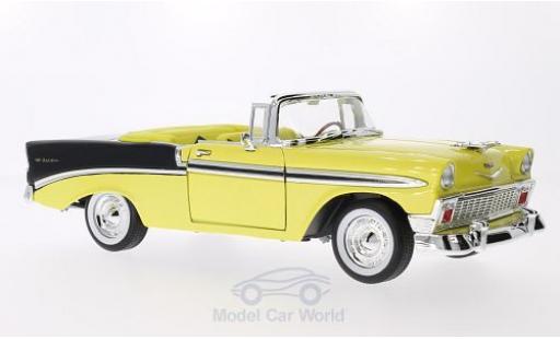 Modellautos Chevrolet Bel Air 1/18 Lucky Die Cast mettalic gelb/schwarz 1956 Chevrolet Bel Air 1/18 Lucky Die Cast mettalic gelb/schwarz 1956 modellautos