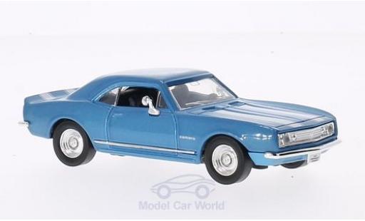 Chevrolet Camaro 1/43 Lucky Die Cast Z-28 mit weissen Streifen mettalic blau 1967 ohne Vitrine modellautos