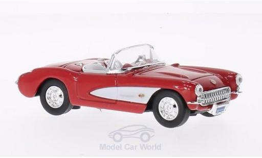 Modellautos Chevrolet Corvette 1/43 Lucky Die Cast rot/weiss 1957 ohne Vitrine Chevrolet Corvette 1/43 Lucky Die Cast rot/weiss 1957 ohne Vitrine modellautos