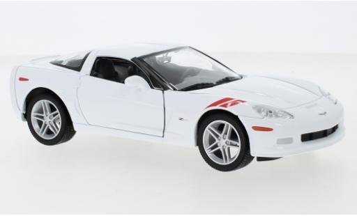 Modellautos Chevrolet Corvette 1/24 Lucky Die Cast Z06 (C6) weiss/Dekor 2007 Chevrolet Corvette 1/24 Lucky Die Cast Z06 (C6) weiss/Dekor 2007 modellautos