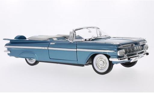 Chevrolet Impala 1/18 Lucky Die Cast mettalic blau 1959 modellautos