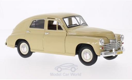 Gaz M20 1/18 Lucky Die Cast GAZ Pobeda beige modellautos