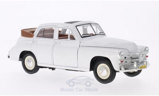 Gaz M20 1/18 Lucky Die Cast GAZ Pobeda Cabrio-Limousine weiss modellautos