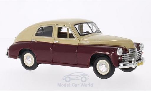 Gaz M20 1/18 Lucky Die Cast GAZ Pobeda rot/beige modellautos