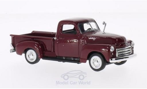 GMC Pick up 1/43 Lucky Die Cast Pick Up rot 1950 ohne Vitrine modellautos