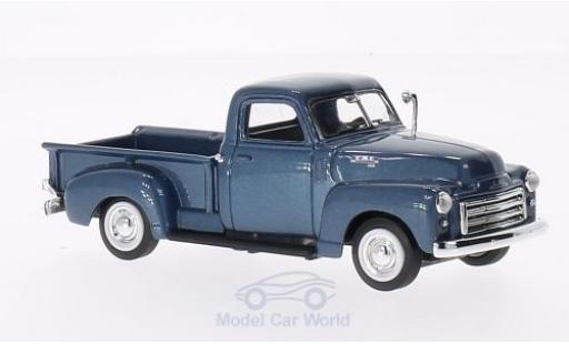 GMC Pick up 1/43 Lucky Die Cast Pick Up mettalic blau 1950 ohne Vitrine modellautos