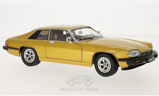 Jaguar XJS 1/18 Lucky Die Cast gold 1975 modellautos