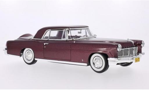 Modellautos Lincoln Continental 1/18 Lucky Die Cast Mark II mettalic rot 1956 Lincoln Continental 1/18 Lucky Die Cast Mark II mettalic rot 1956 modellautos