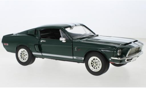 Modellautos Shelby GT 1/18 Lucky Die Cast Ford Mustang -500 KR vert foncé/blanche 1968 Shelby GT 1/18 Lucky Die Cast Ford Mustang -500 KR vert foncé/blanche 1968 modellautos