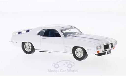 Modellautos Pontiac Firebird 1/43 Lucky Die Cast Trans Am weiss 1969 mit blauen Streifen ohne Vitrine Pontiac Firebird 1/43 Lucky Die Cast Trans Am weiss 1969 mit blauen Streifen ohne Vitrine modellautos