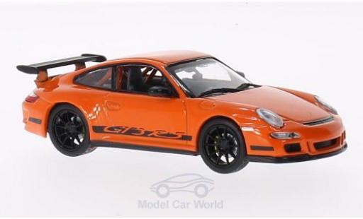 Modellautos Porsche 997 GT3 RS 1/43 Lucky Die Cast GT3 RS Felgen u. Streifen schwarz orange Porsche 997 GT3 RS 1/43 Lucky Die Cast GT3 RS Felgen u. Streifen schwarz orange modellautos