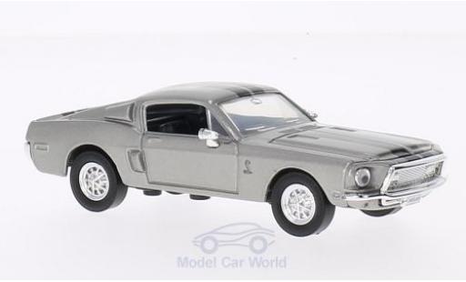 Modellautos Shelby GT 500 1/43 Lucky Die Cast -KR mit schwarzen Streifen silber 1968 ohne Vitrine Shelby GT 500 1/43 Lucky Die Cast -KR mit schwarzen Streifen silber 1968 ohne Vitrine modellautos