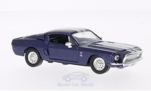 Modellautos Shelby GT 500 1/43 Lucky Die Cast -KR mit weissen Streifen mettalic blau 1968 ohne Vitrine Shelby GT 500 1/43 Lucky Die Cast -KR mit weissen Streifen mettalic blau 1968 ohne Vitrine modellautos