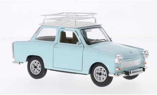 Modellautos Trabant 601 1/24 Lucky Die Cast S Deluxe mit Dachgepäckträger blau/weiss Trabant 601 1/24 Lucky Die Cast S Deluxe mit Dachgepäckträger blau/weiss modellautos