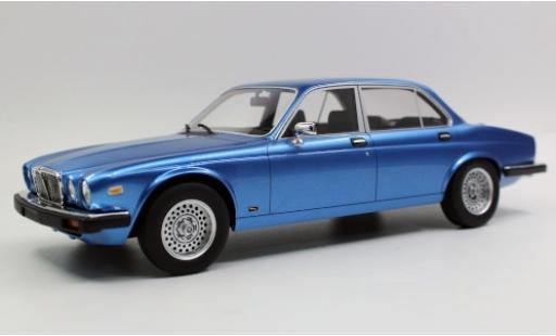 Jaguar XJ 1/18 Lucky Step Models 6 mettalic blau 1982 modellautos